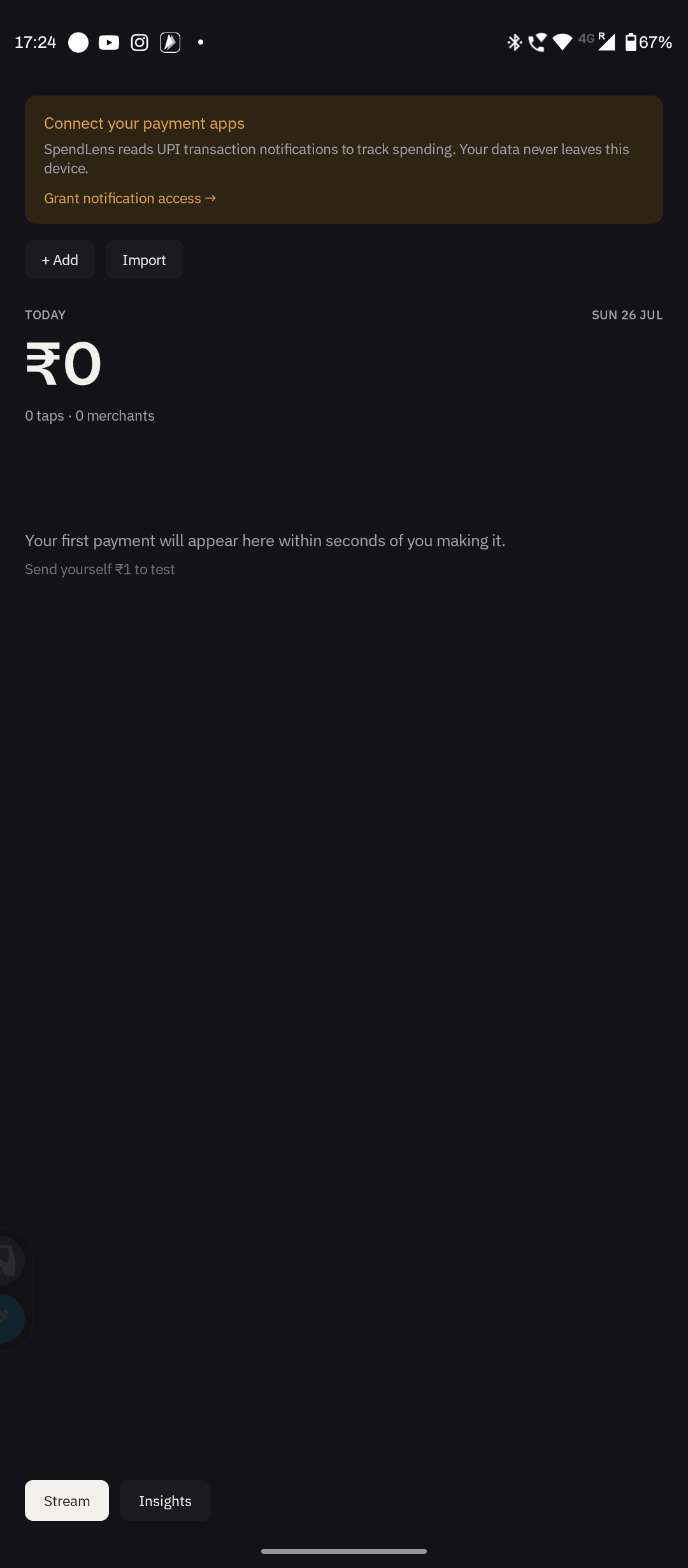 SpendLens screenshot